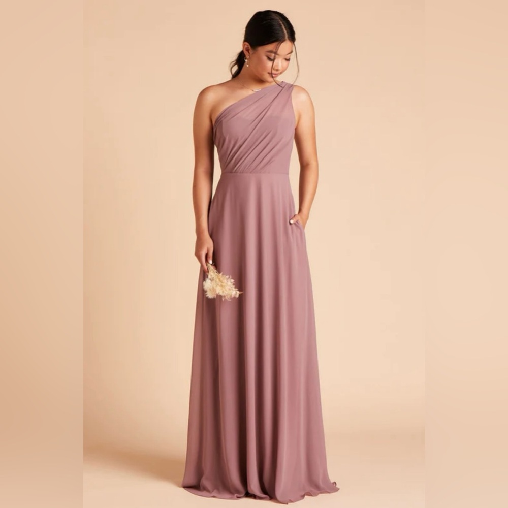Birdy Grey Dark Mauve Bridesmaid Kira dress with slit - XL